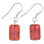 EH1340a - Picasso Maroon Earrings
