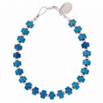 B1401 - Blue Infinity Bracelet 