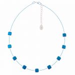 N1387 - Blue Nefertiti Necklace