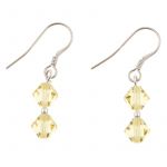 EE080 - Lemon Swarovski Crystal Earrings