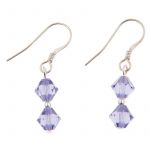 EE088 - Lavender Swarovski Crystal Earrings