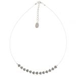 N1102 - Mini Haematite Heart Necklace