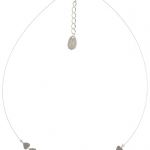 N1102 Mini Haematite Heart Necklace