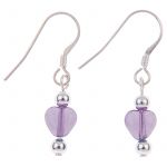 EH1354b - Purple Love Earrings