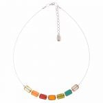 N1341 - Picasso Rainbow Links Necklace