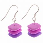 EH1368 - Purple Wave Earrings