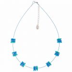 N1366 - Blue Wave Necklace