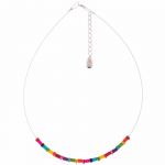 N1373 - Artisan Rainbow Links Necklace