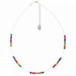 N1374 - Artisan Rainbow Spaced Necklace