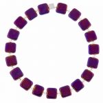 B1386 - Purple Nefertiti Bracelet 