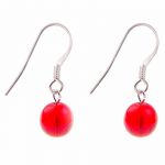 EH1382a - Red Galaxy Earrings