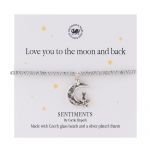 BB170 - Love you to the moon and back Sentiment Bracelet