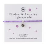BB177 - Friends are like flowers... Sentiment Bracelet