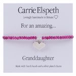 Amazing Granddaughter Sentiment Bracelet - RRP £9.99