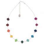 N1301 Abacus Spaced Necklace
