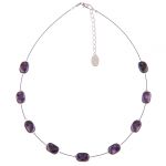 N1316 - Plum Puddle Necklace