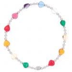 B1354 - Rainbow Love Bracelet