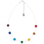 N1344 - Luxe Rainbow Spaced Necklace