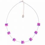 N1368 - Purple Wave Necklace