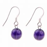 EH1382e - Purple Galaxy Earrings