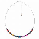 N1380 - Rainbow Allsorts Links Necklace